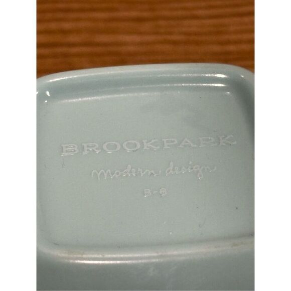 Aqua MCM Melamine Coffee Mugs- BROOKPARK -Set of 6-Mid Century Modern Vintage - Picture 2 of 6